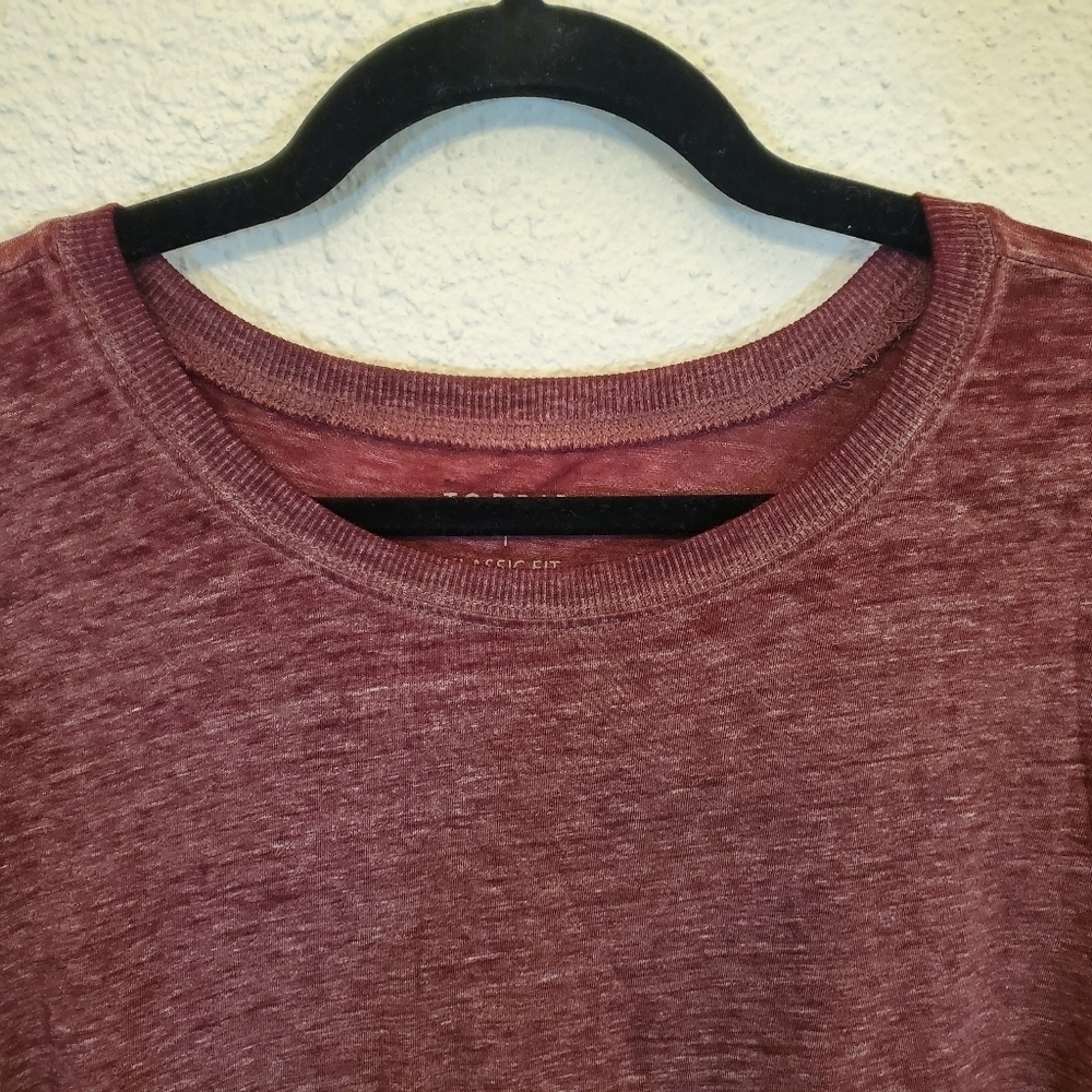Torrid Size 1 Cotton Blend Relaxed Fit Burnout Crew Neck Tee - Picture 4 of 8